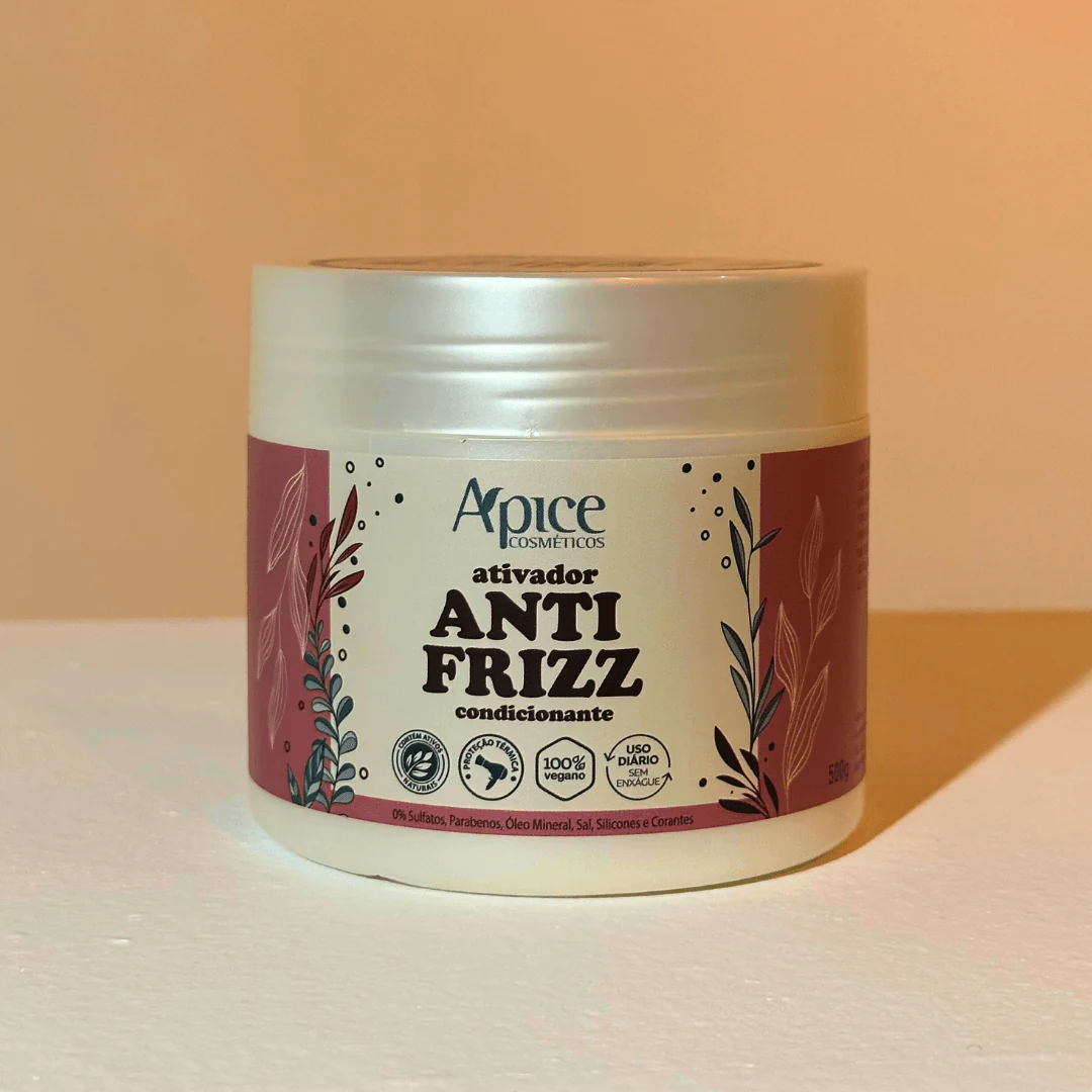 Ativador ANTI FRIZZ 500g  - No Poo / Low Poo - Ação Condicionante - Image 4
