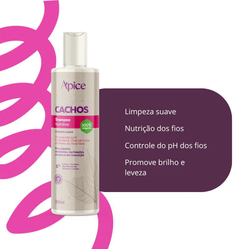 Kit Cachos - Shampoo, Condicionador, Máscara e Refil Ativador (4 ITENS) - Image 3
