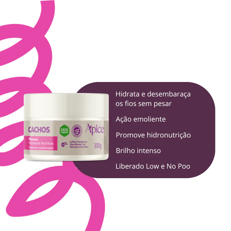 Kit Cachos - Shampoo, Condicionador, Máscara e Refil Ativador (4 ITENS) - Image 4