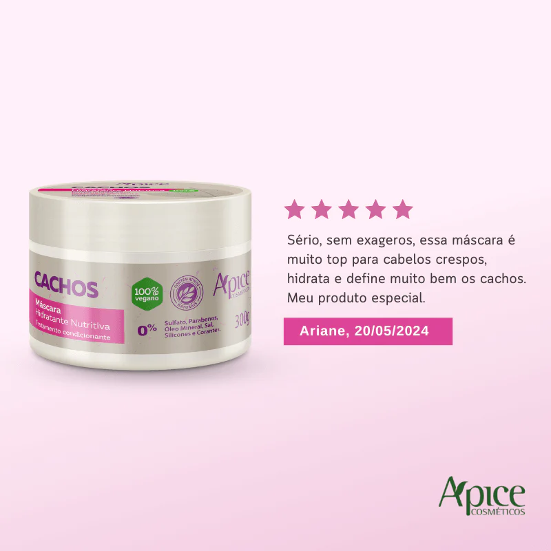 Kit Cachos - Shampoo, Condicionador e Máscara (3 ITENS) - Image 7