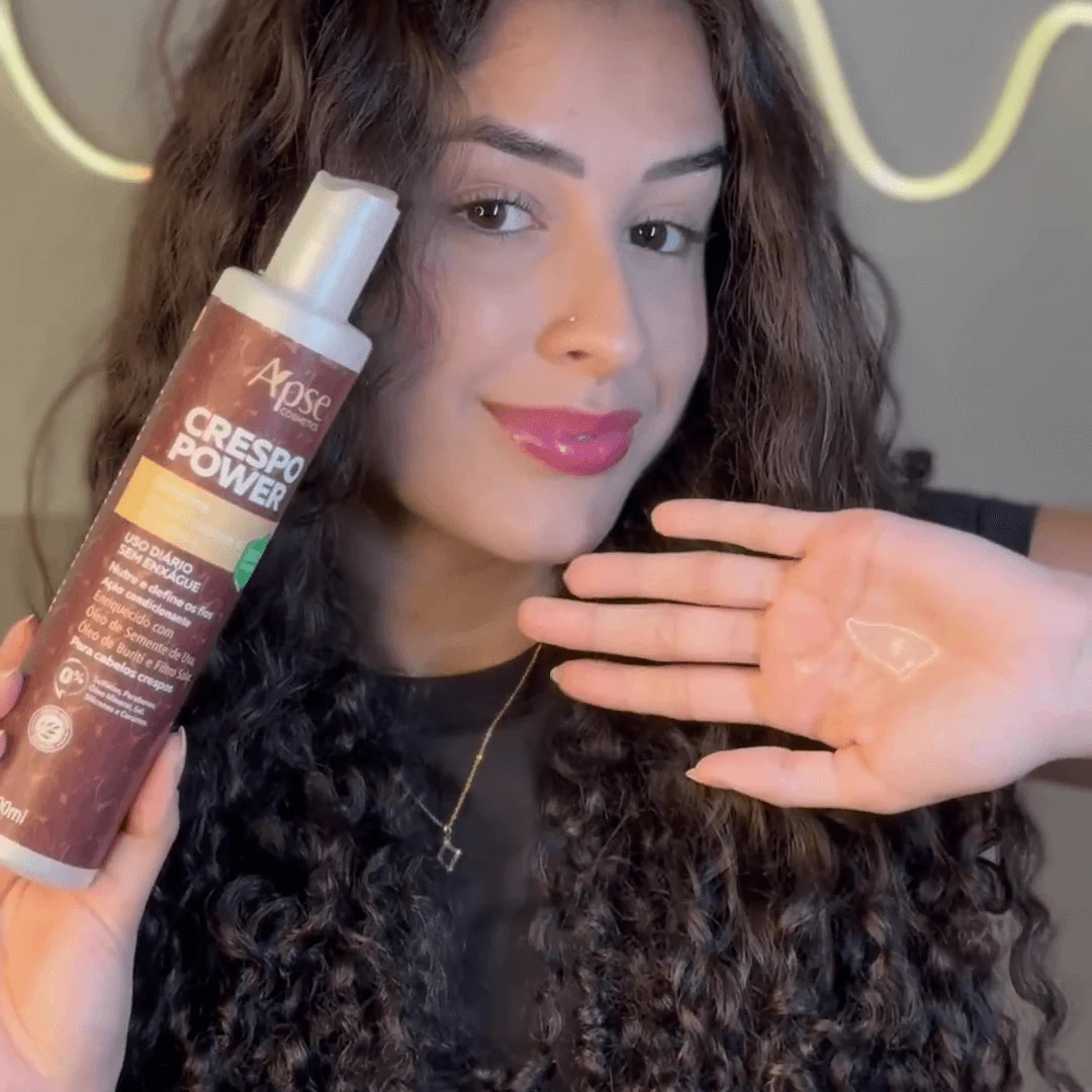 Kit Crespo Power - Co Wash, Condicionador, Gelatina, Máscara e Creme de Pentear (5 ITENS) - Image 3