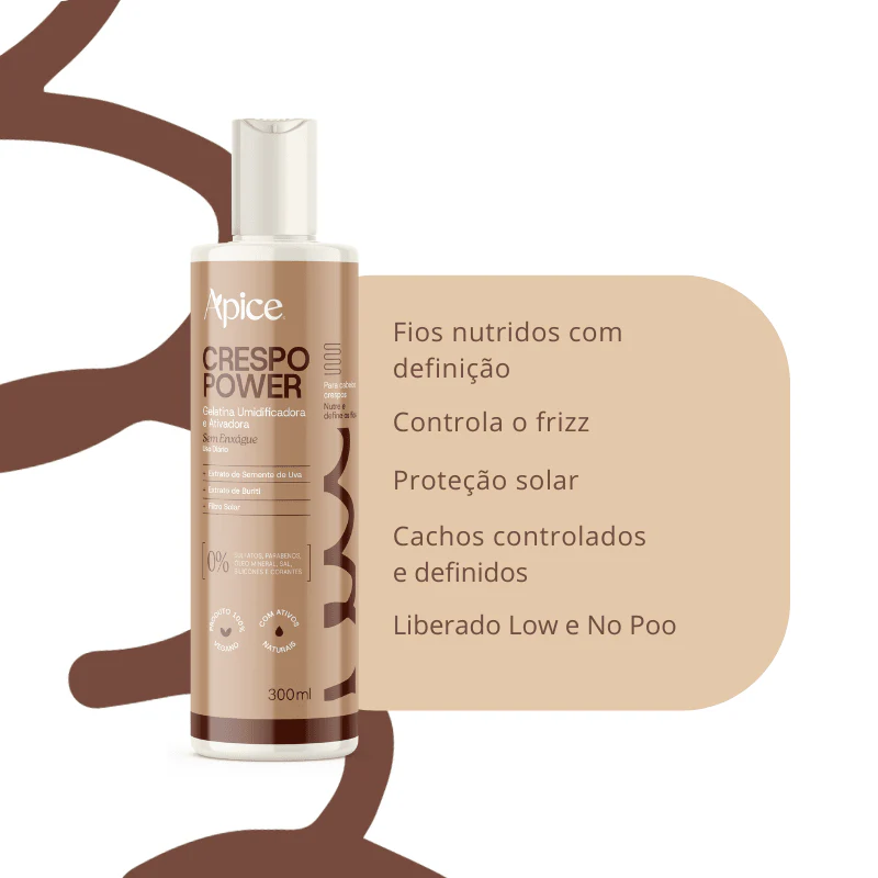 Kit Crespo Power - Co Wash, Condicionador, Gelatina, Mousse e Manteiga (5 itens) - Image 2