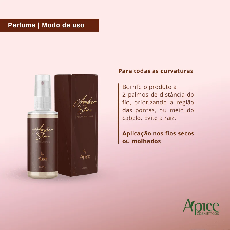 Kit Perfume Amber Shine, Rímel Anti-frizz e Acqua Cream (3 itens) - Image 5