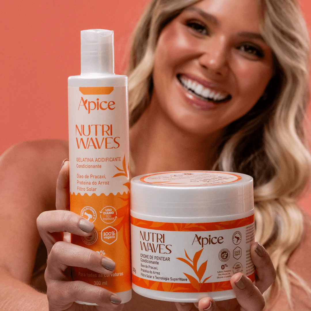 Kit Nutri Waves - Creme de Pentear e Gelatina Ativadora (2 itens) - Image 2