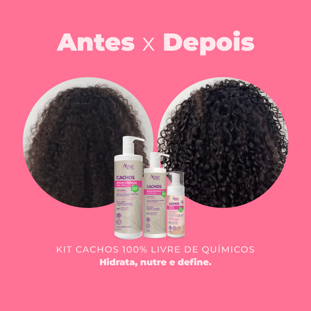 Kitão Cachos Finalizadores - Ativador, Gelatina e Mousse (3 itens) - Image 2