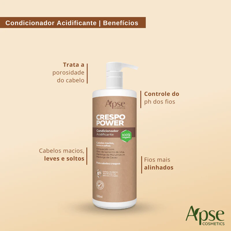 Kitão Crespo Power - Co Wash, Condicionador, Máscara e Creme de Pentear (4 ITENS) - Image 5