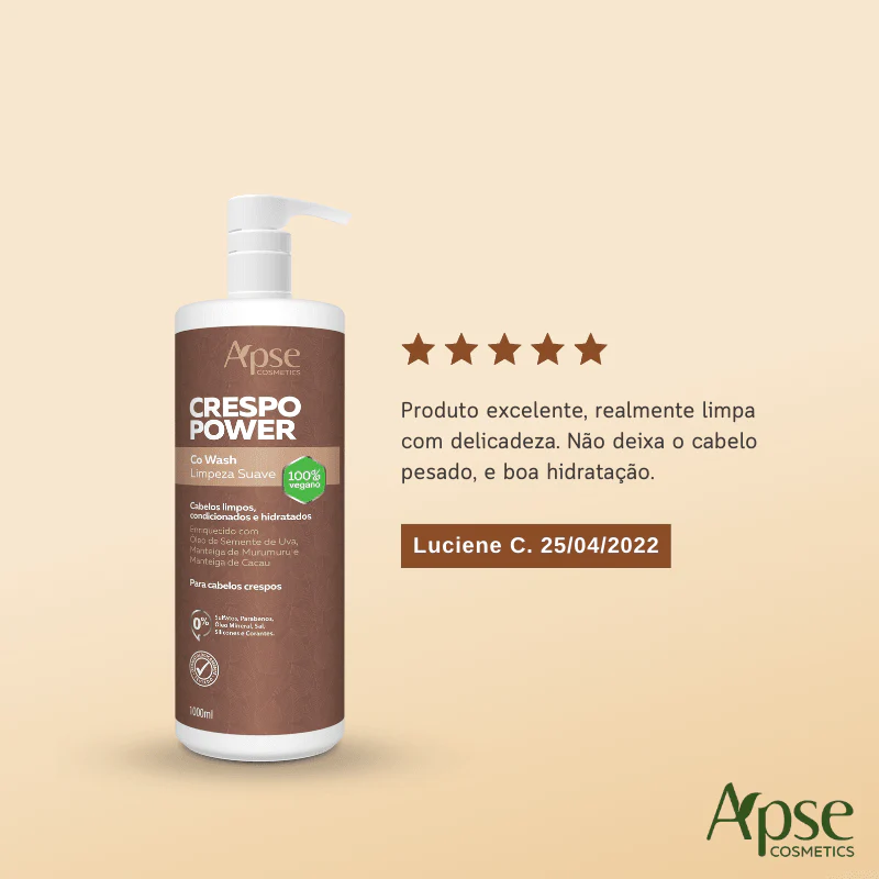 Kitão Crespo Power - Higienização + Finalização (Shampoo, Co Wash, Condicionador, Creme, Gelatina e Mousse) - 6 itens - Image 10