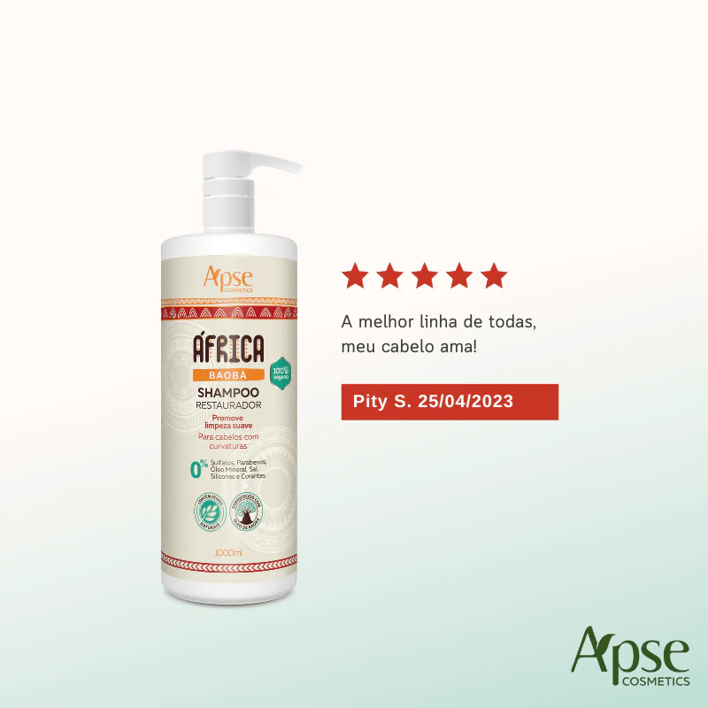 Shampoo África Baobá Restaurador 1000 ml - Image 3