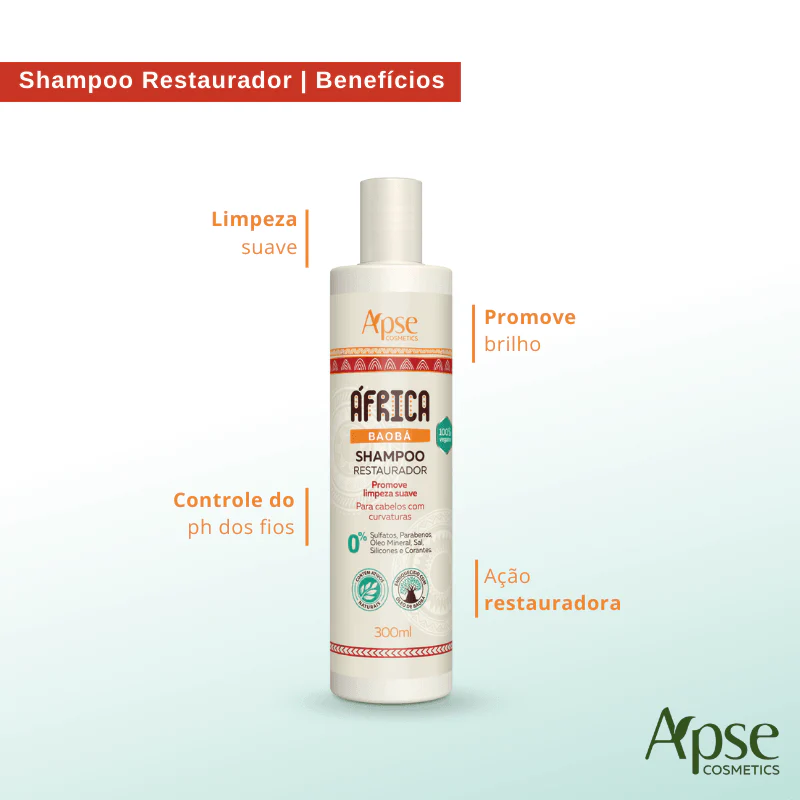 Shampoo África Baobá Restaurador 300 ml - Image 2
