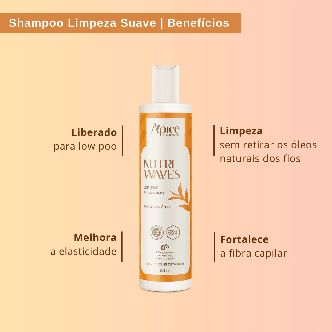Kit Onduladas Nutri Waves Higienização - Shampoo e Condicionador (2 itens) - Image 9